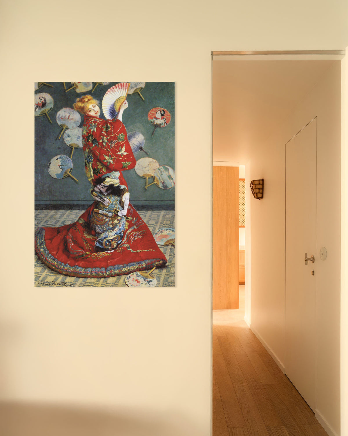 Póster La Japonaise, Camille Monet con traje japonés (1876), de Claude Monet