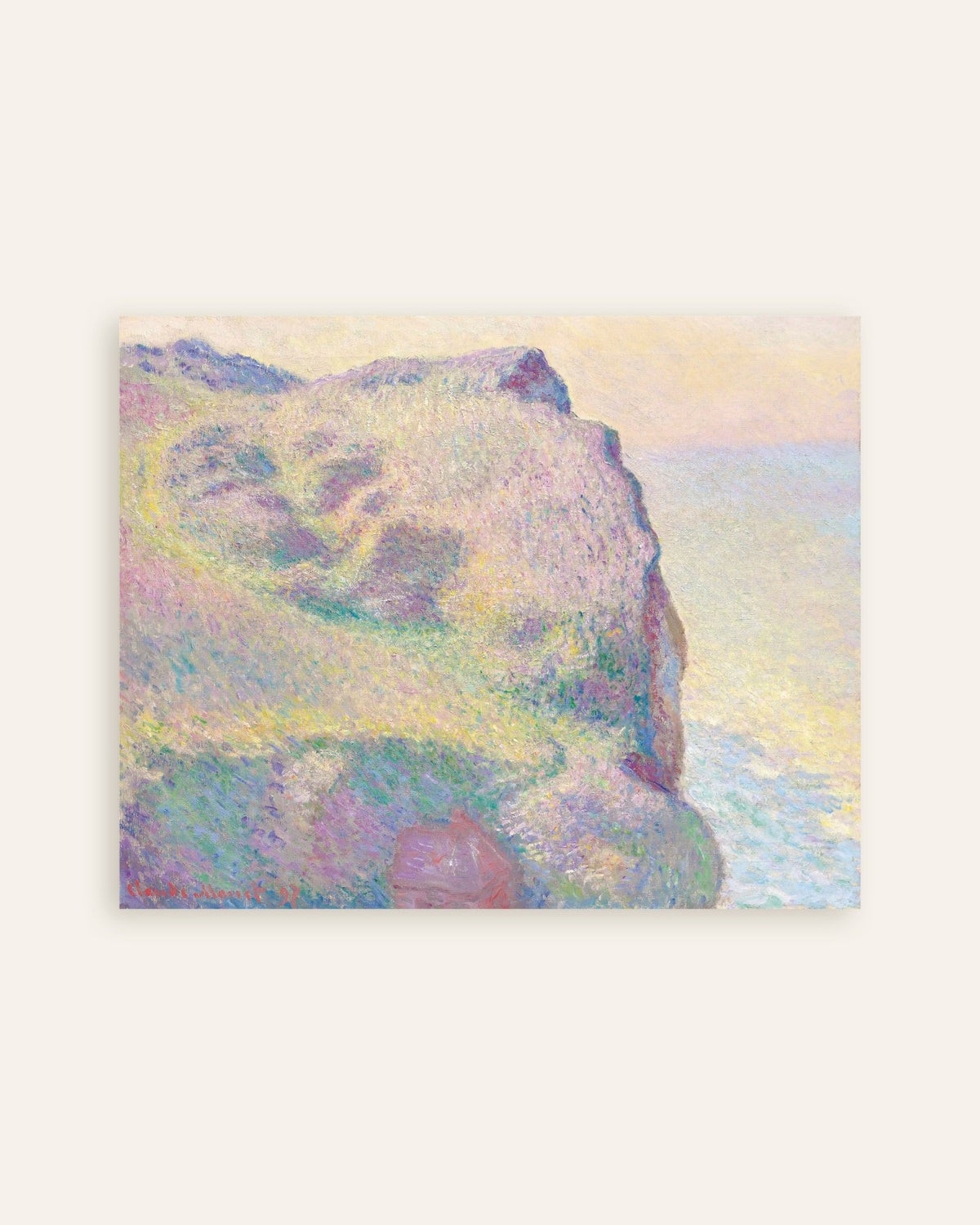 Póster La Pointe du Petit Ailly (1897), de Claude Monet, miniatura