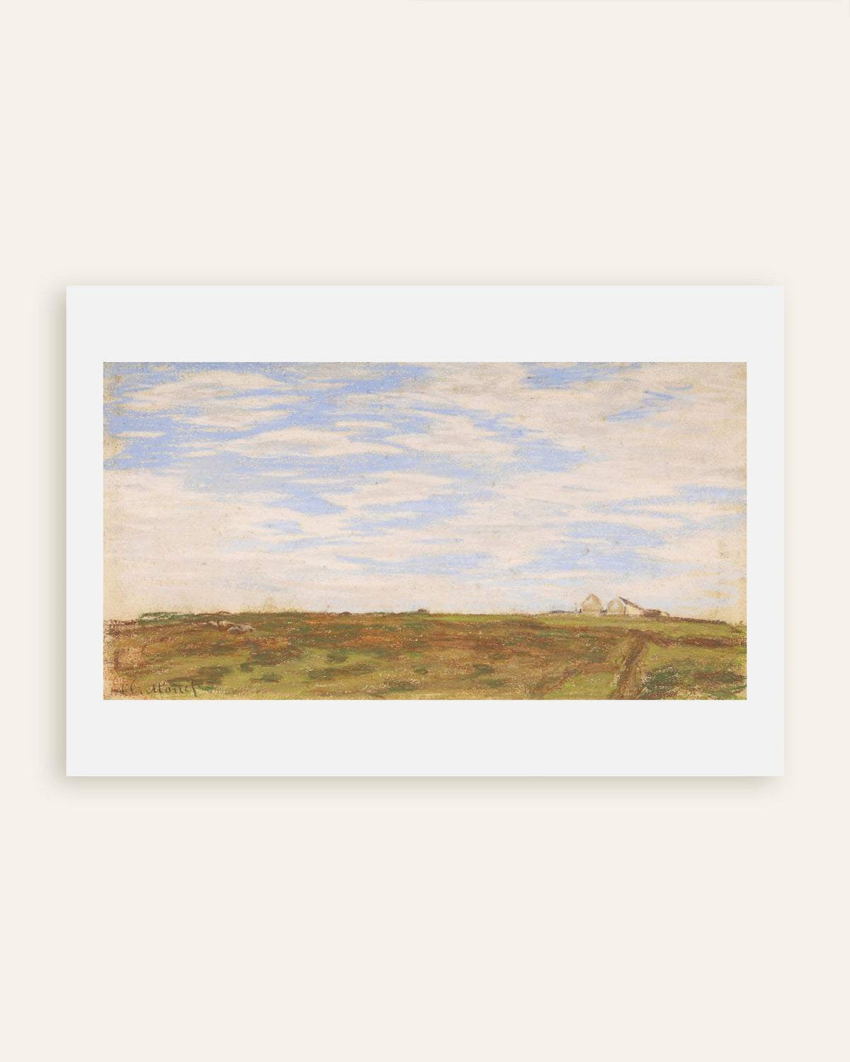 Póster Paisaje (1864–1866), de Claude Monet, miniatura