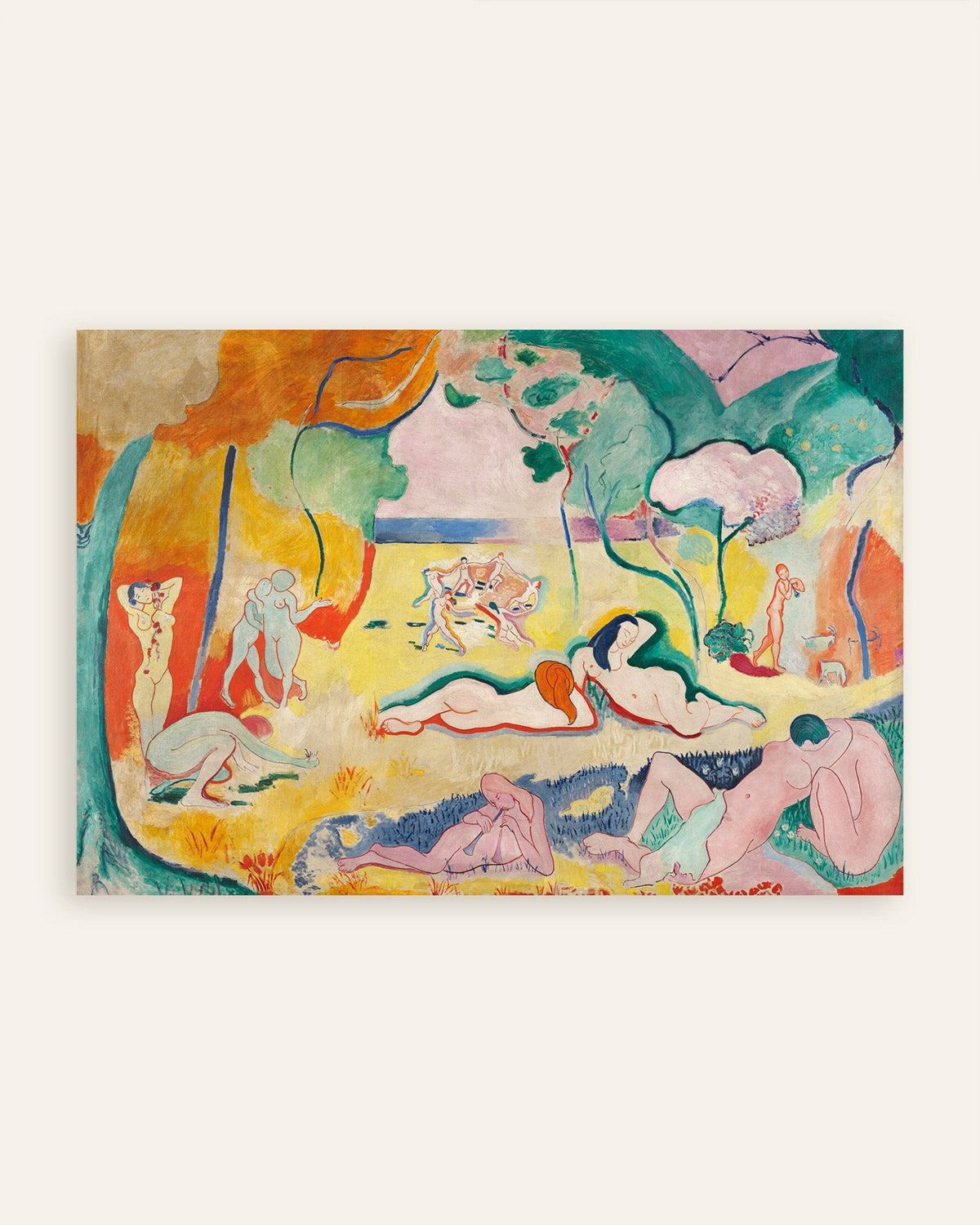 Póster de Le bonheur de vivre (La alegría de vivir) (1905), de Henri Matisse, miniatura