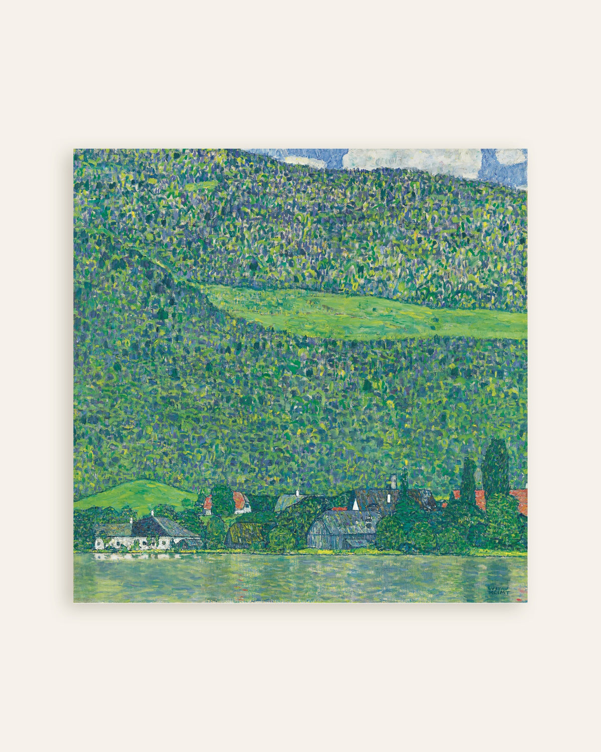 Póster de Litzlberg en el Attersee (1914–1915), de Gustav Klimt, miniatura