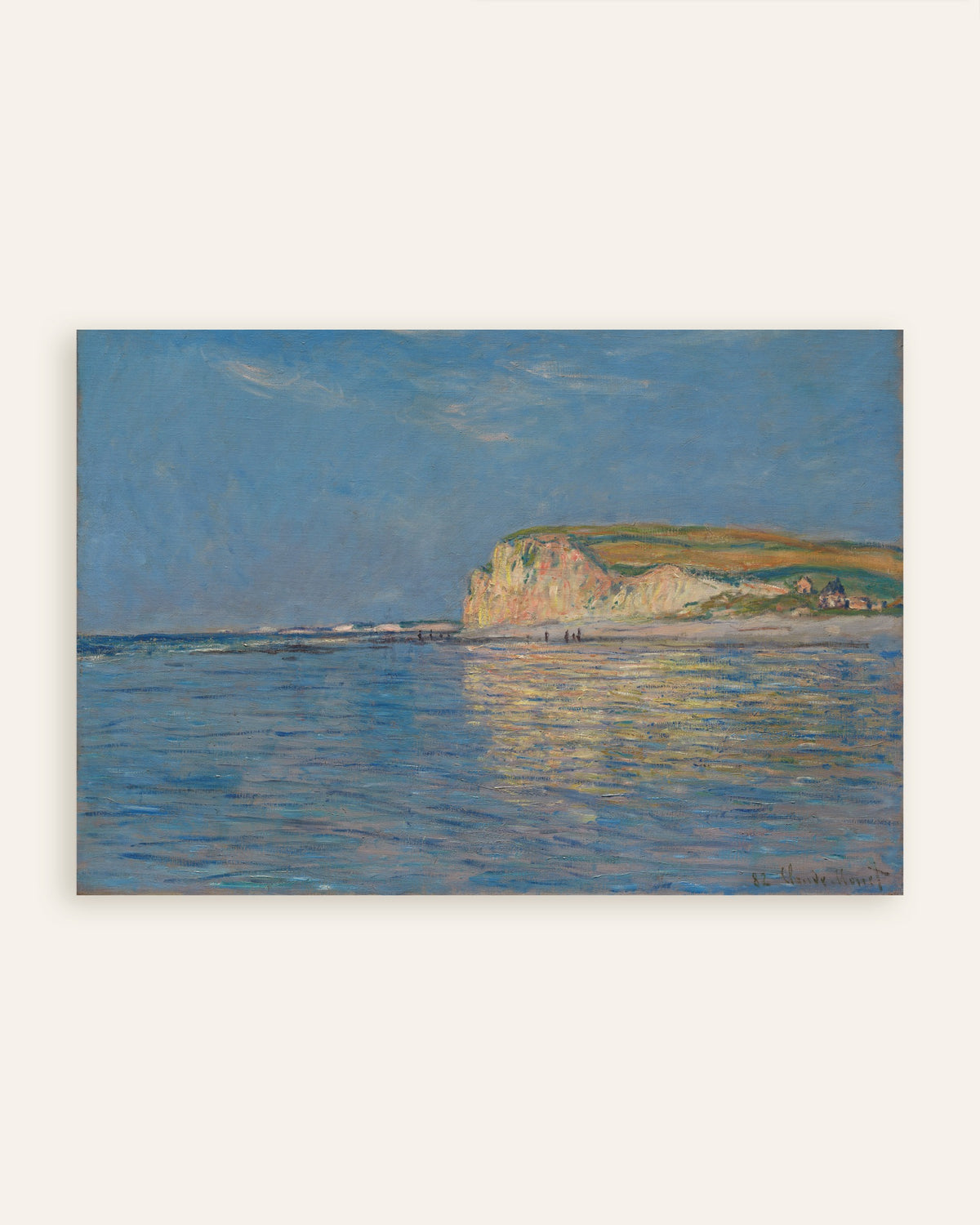Póster Marea baja en Pourville, cerca de Dieppe (1882), de Claude Monet, miniatura