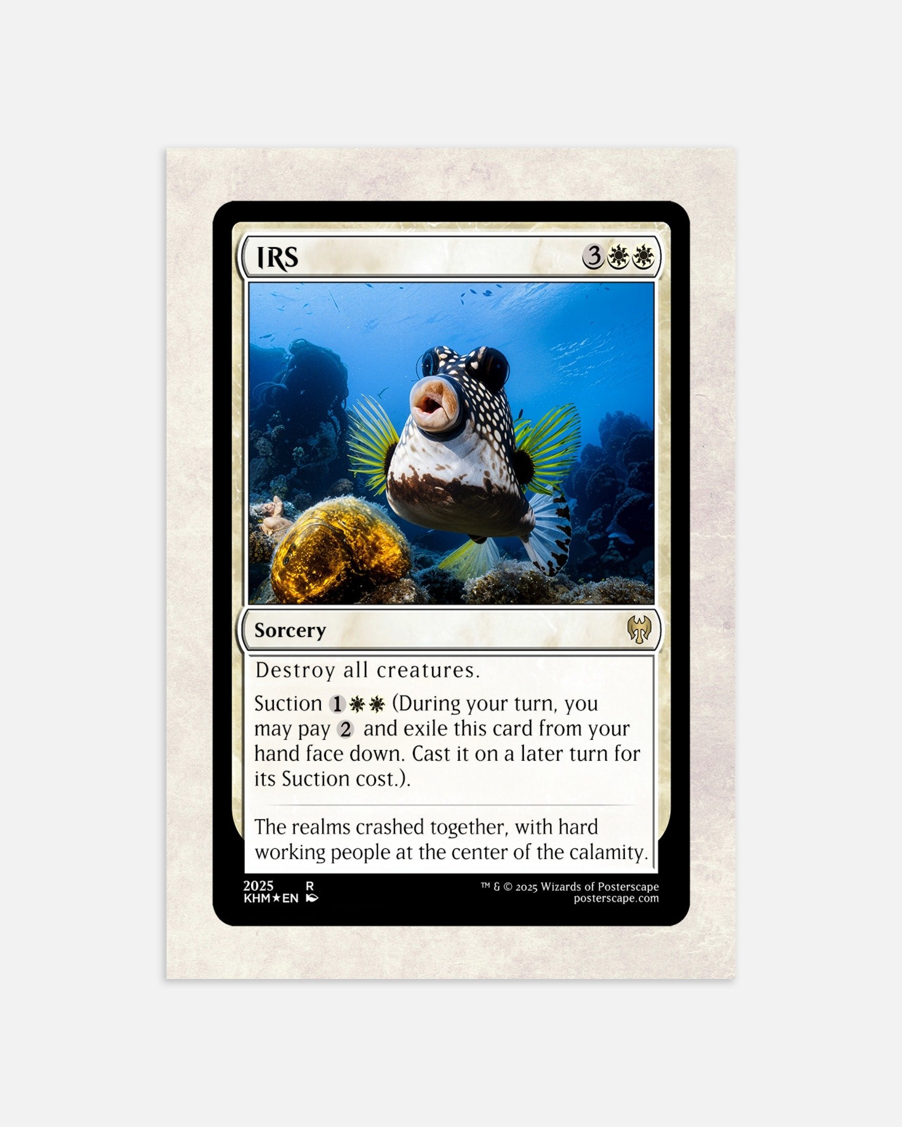 Poster of Magic Card Poster - IRS, thumbnail