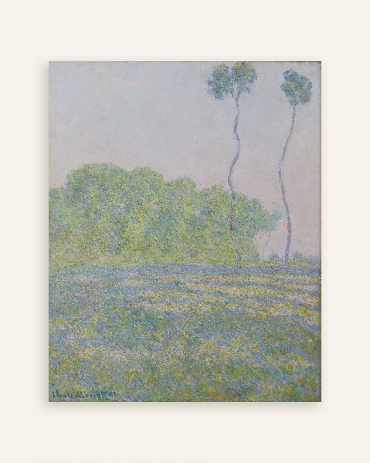 Póster Prado en Giverny (1894), de Claude Monet, miniatura