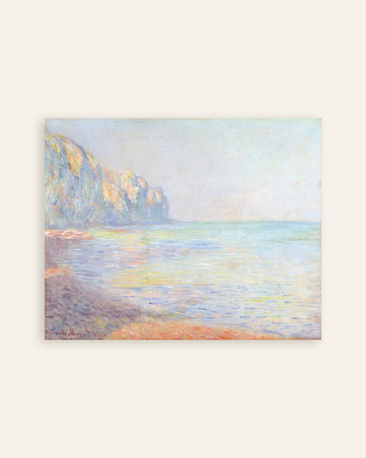 Póster Mañana brumosa en Pourville (1882), de Claude Monet, miniatura