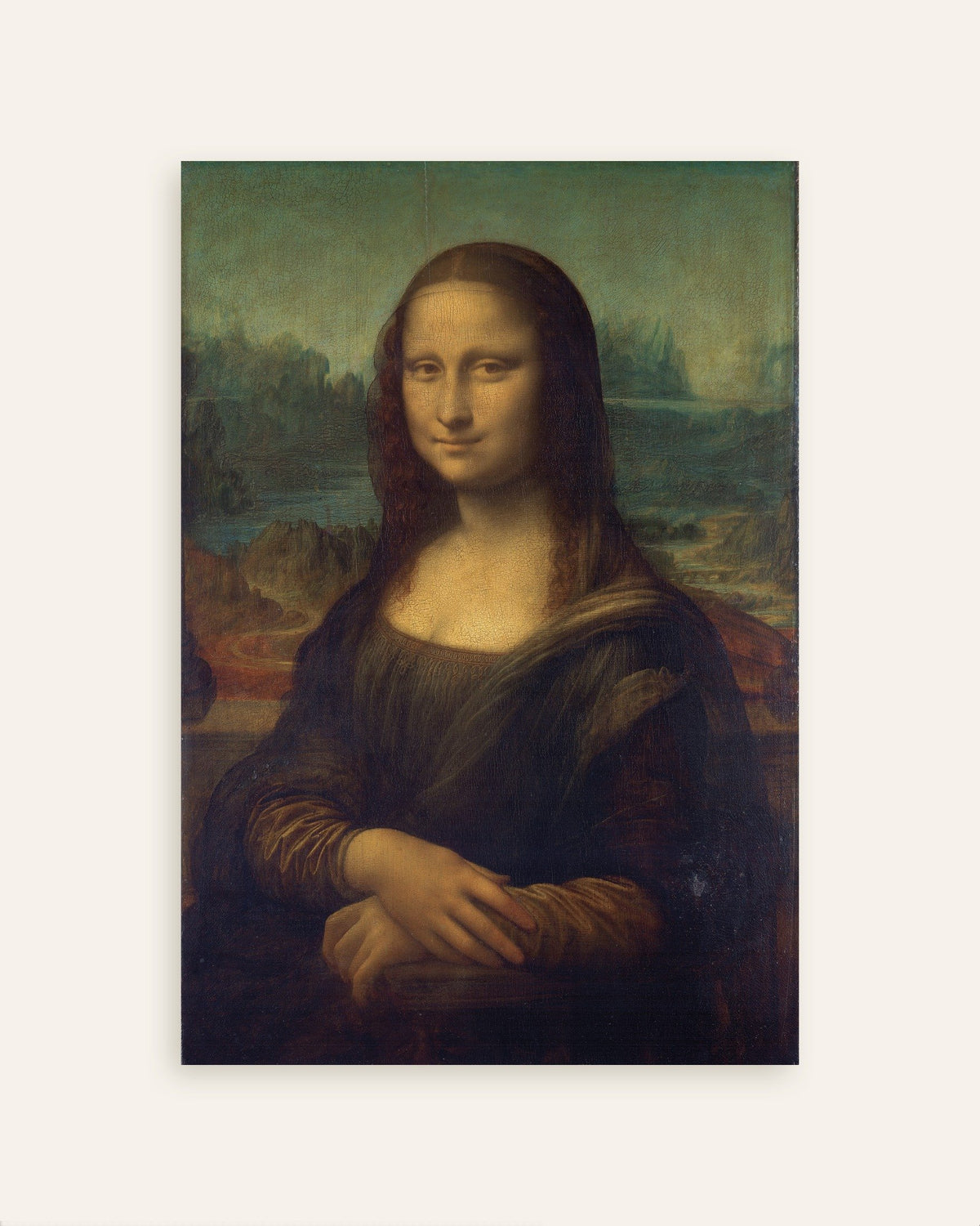Poster of Mona Lisa by Leonardo da Vinci, thumbnail
