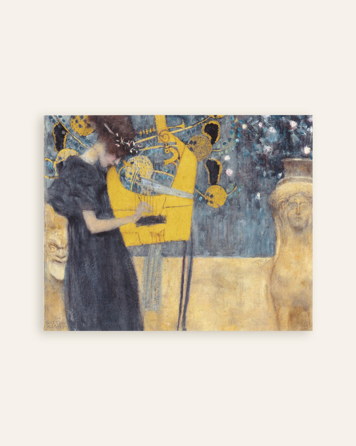 Póster La música I (1895), de Gustav Klimt, miniatura