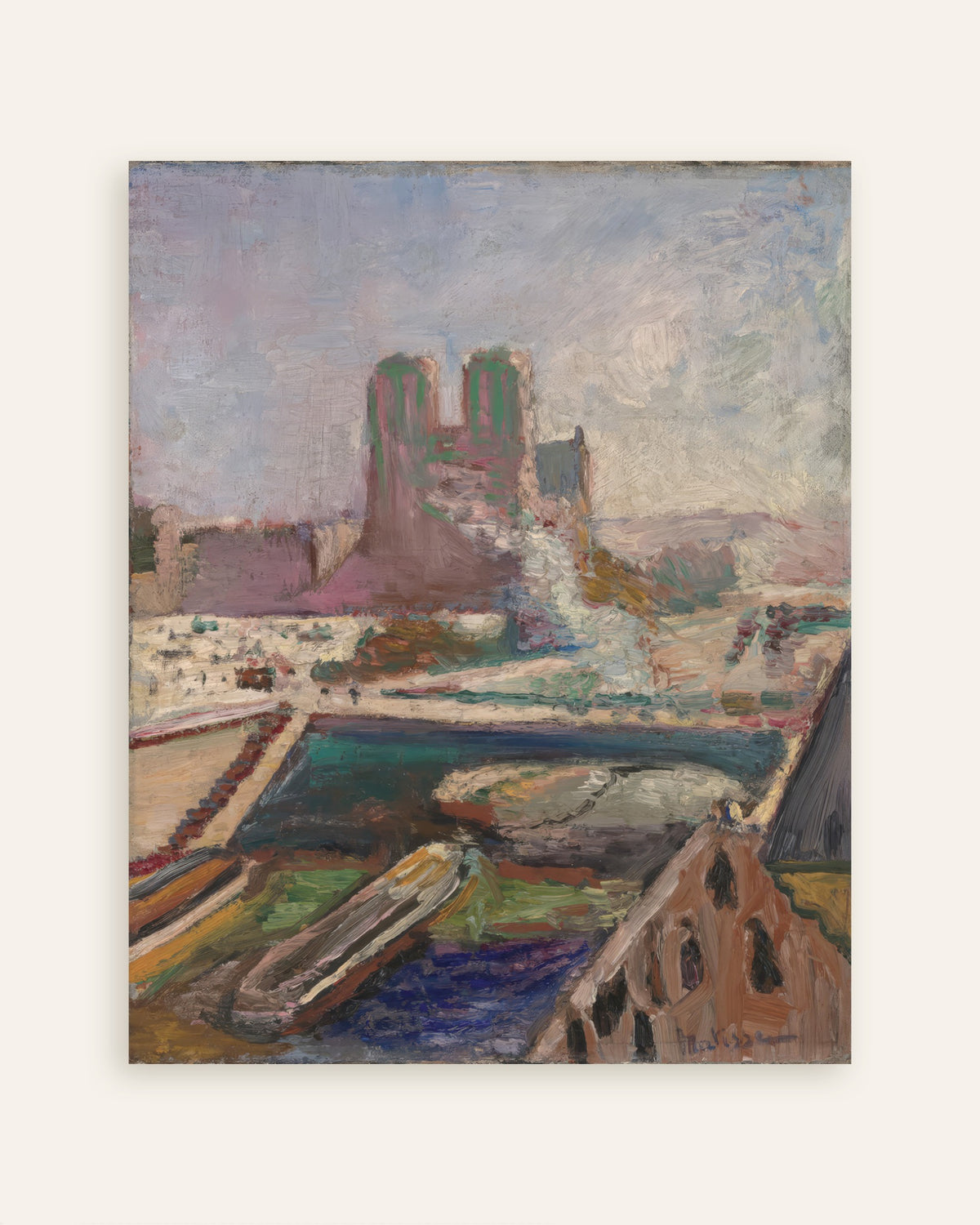 Póster de Notre Dame (1900) — Henri Matisse, miniatura