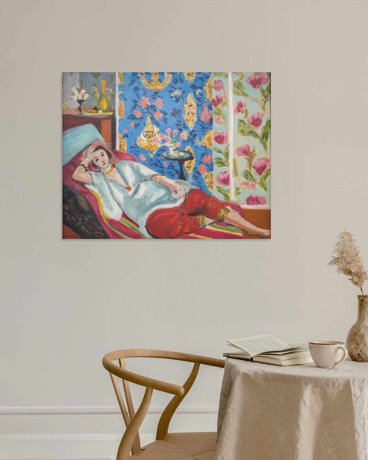 Póster de Odalisca con pantalones bombachos rojos (1924-1925), de Henri Matisse