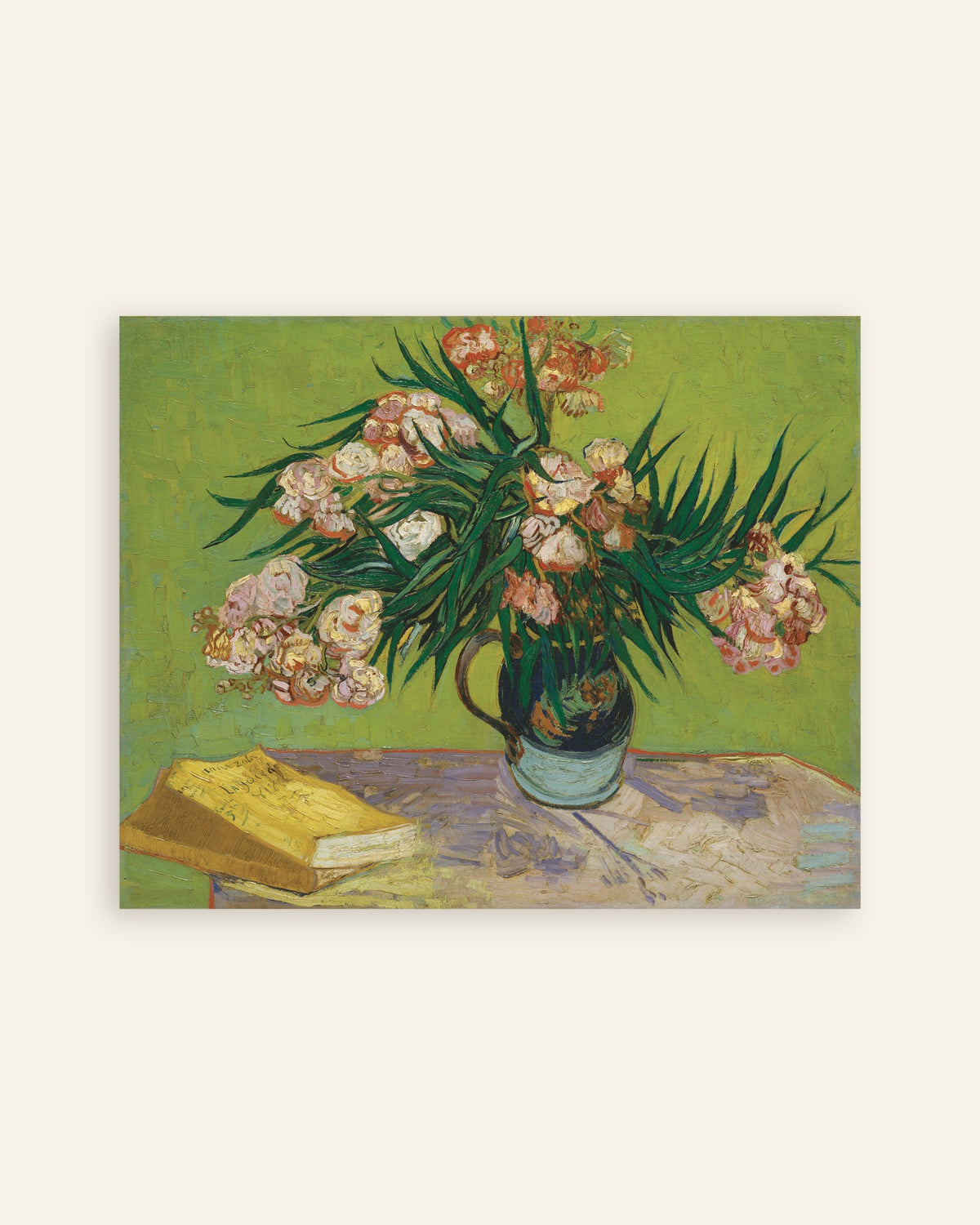 Póster de Adelfas (1888), de Vincent van Gogh, en miniatura