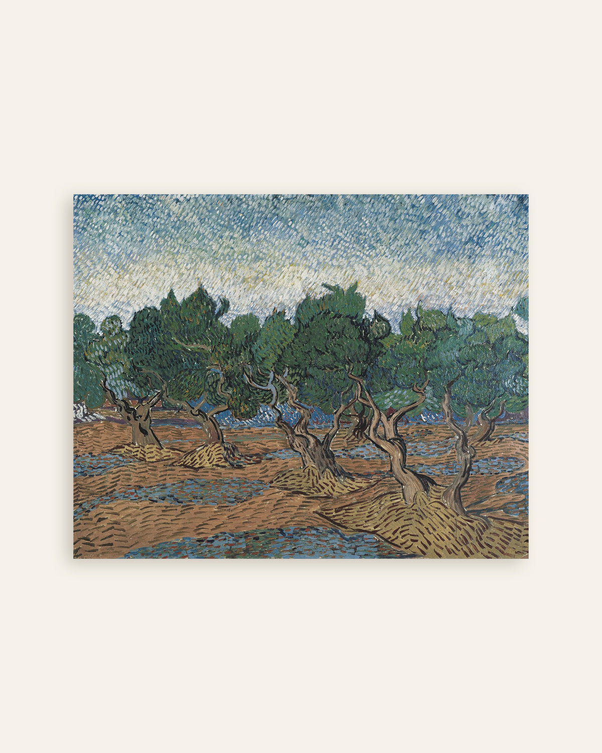 Póster de Olivares (1889), de Vincent van Gogh, miniatura