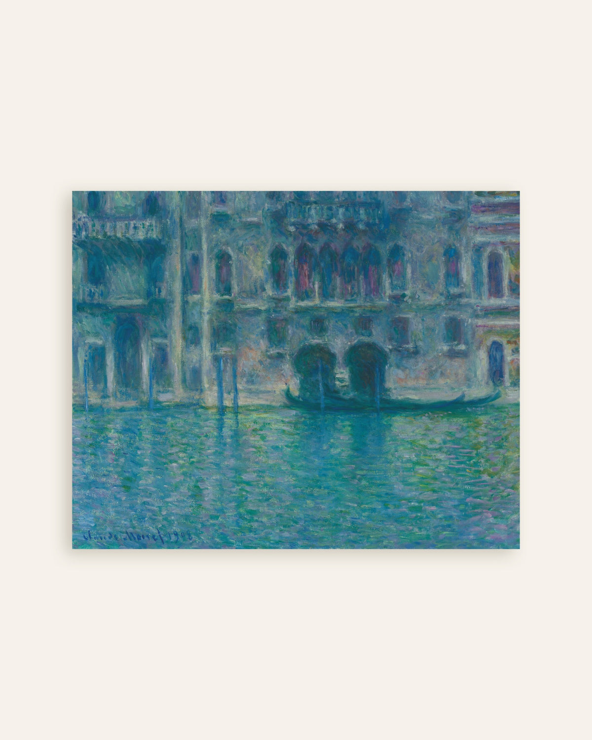 Póster El palacio da Mula, Venecia (1908), de Claude Monet, miniatura