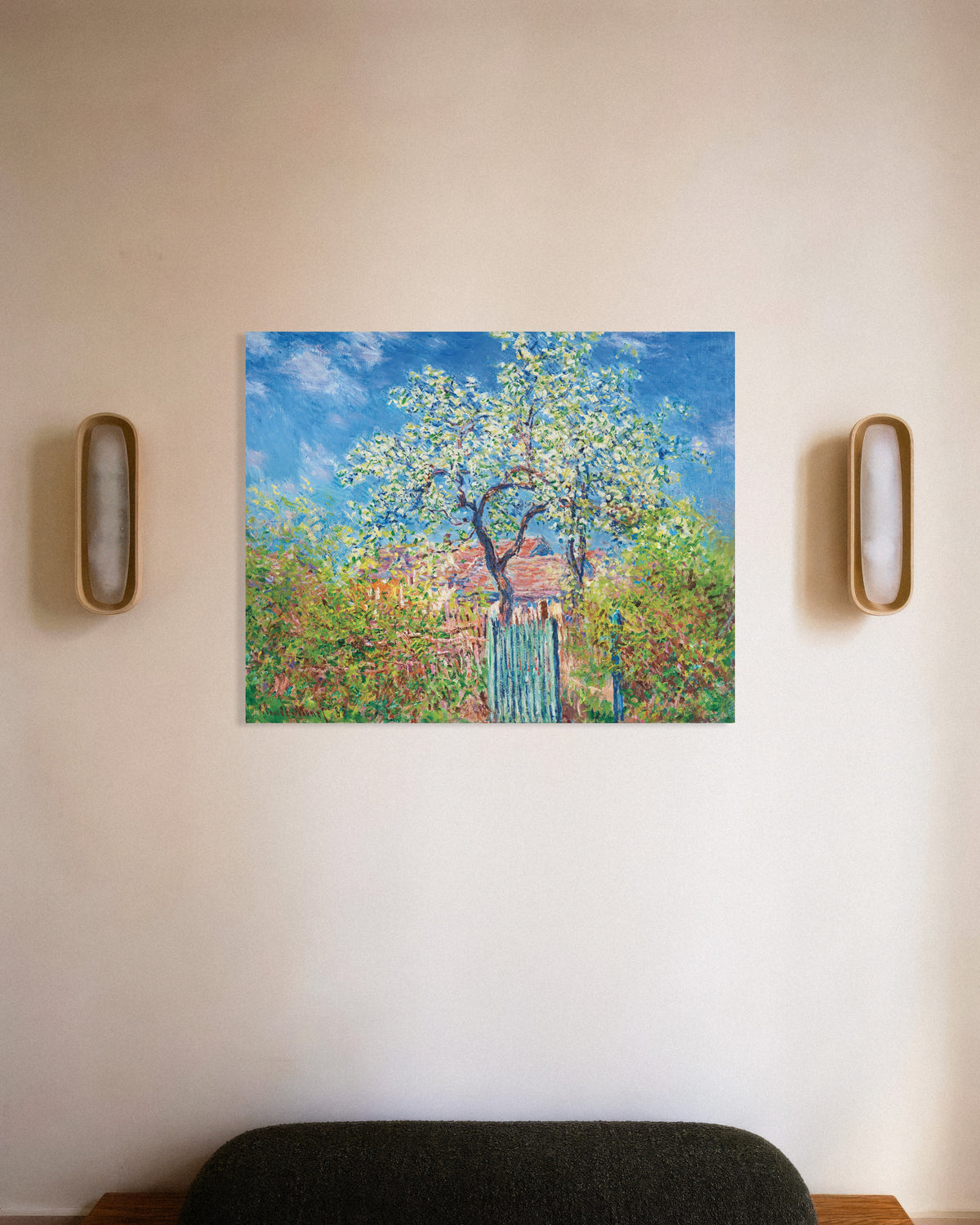 Póster Peral en flor (1885), de Claude Monet