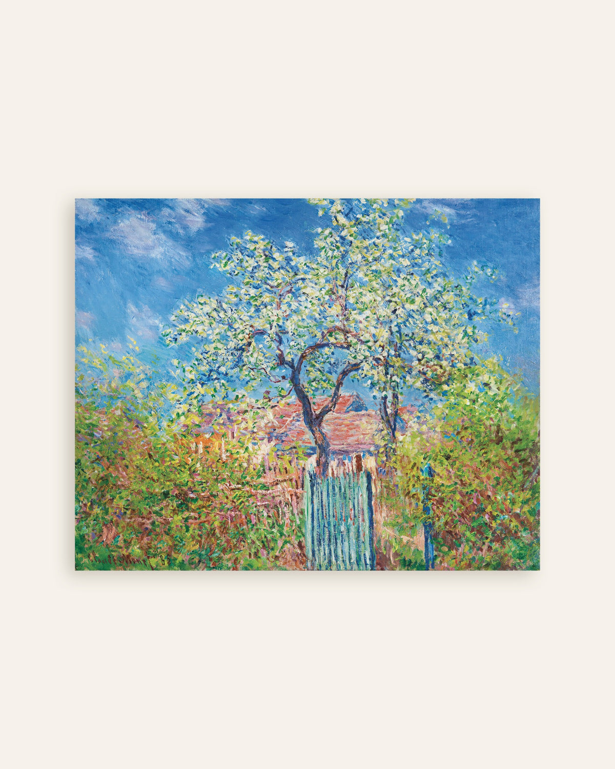 Póster Peral en flor (1885), de Claude Monet, miniatura