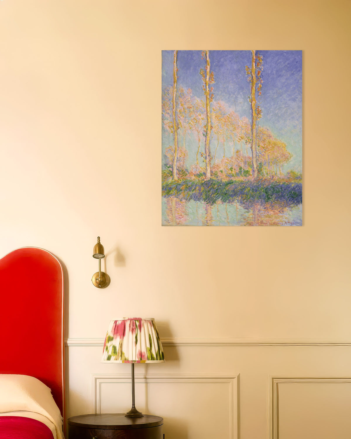 Póster Álamos (1891), de Claude Monet