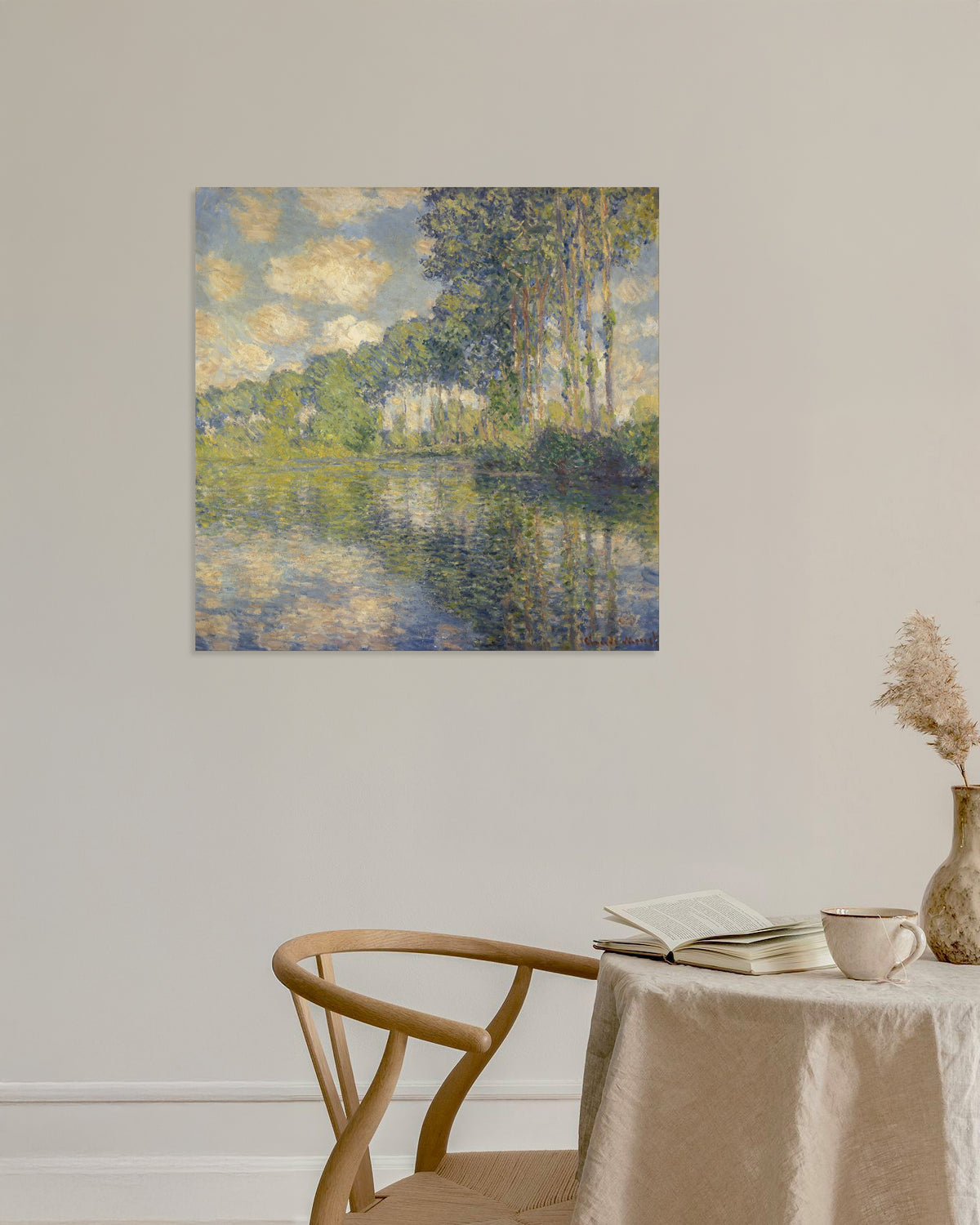 Póster Álamos en el Epte (1891), de Claude Monet