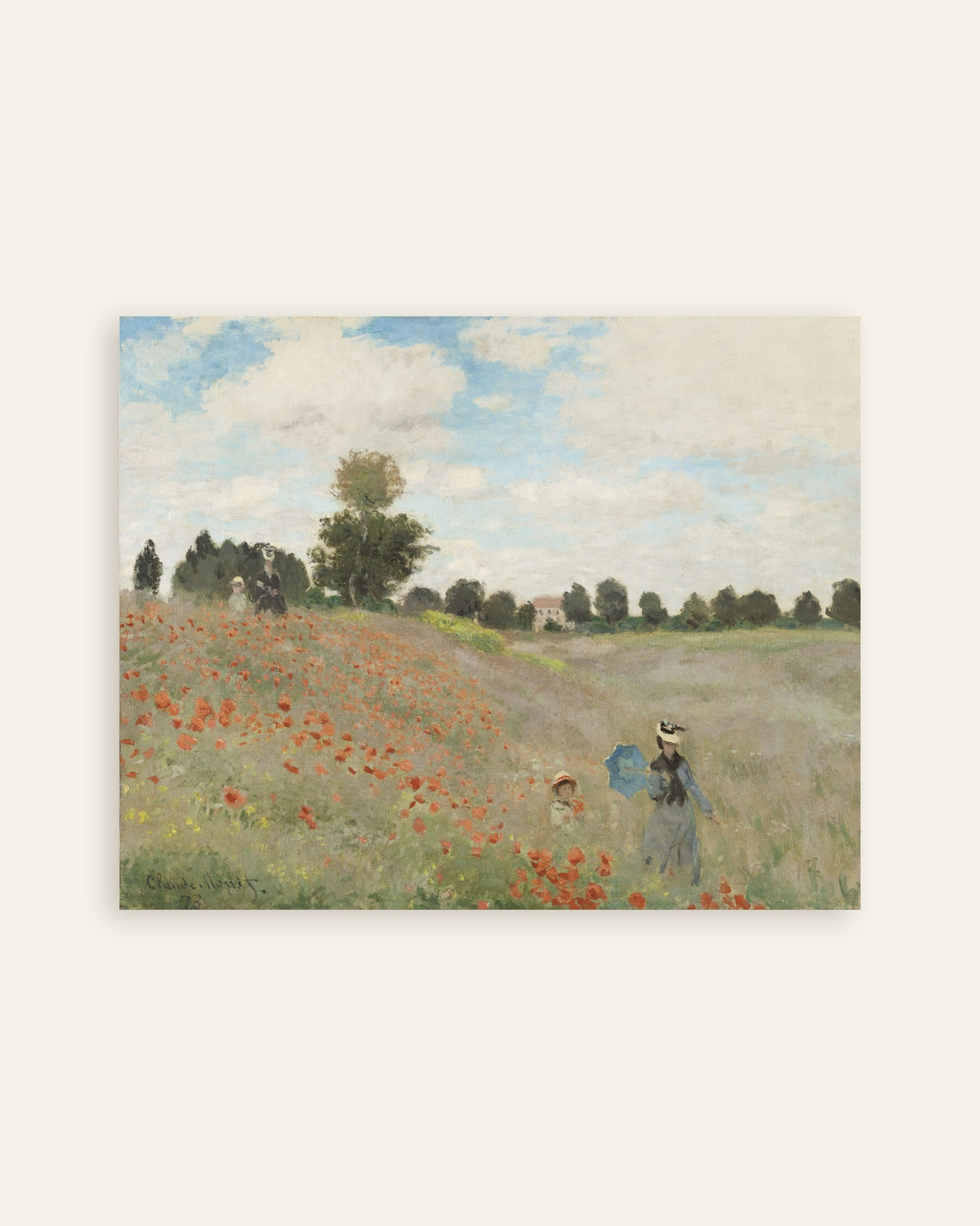 Póster Amapolas (1873), de Claude Monet, miniatura