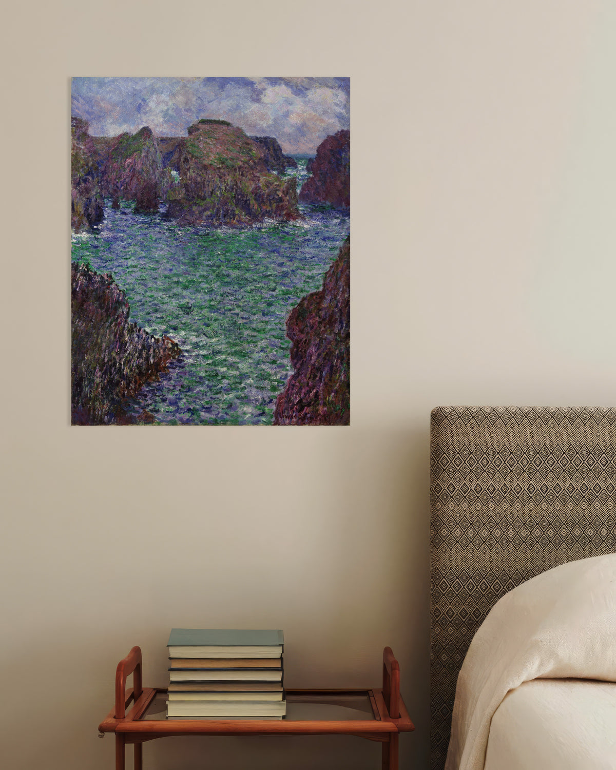 Póster Port-Goulphar, Belle-Île (1887), de Claude Monet