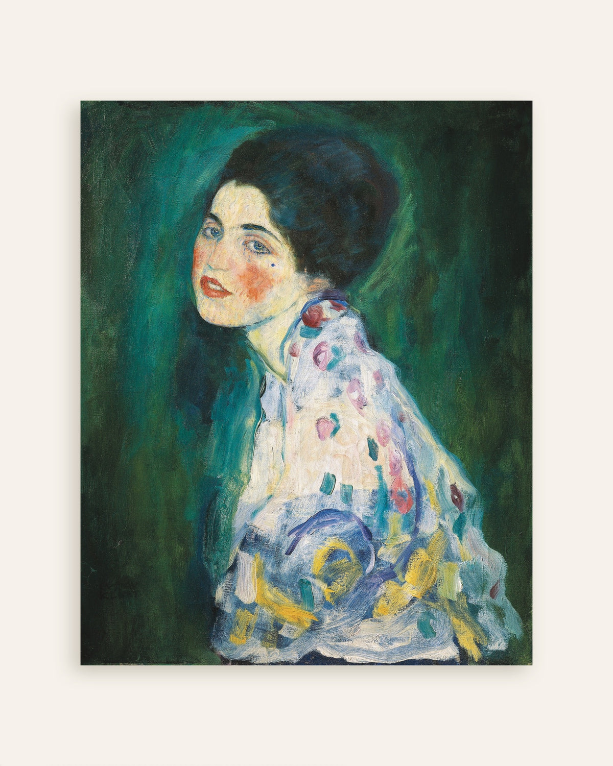 Póster Retrato de una dama (1916–1917), de Gustav Klimt, miniatura