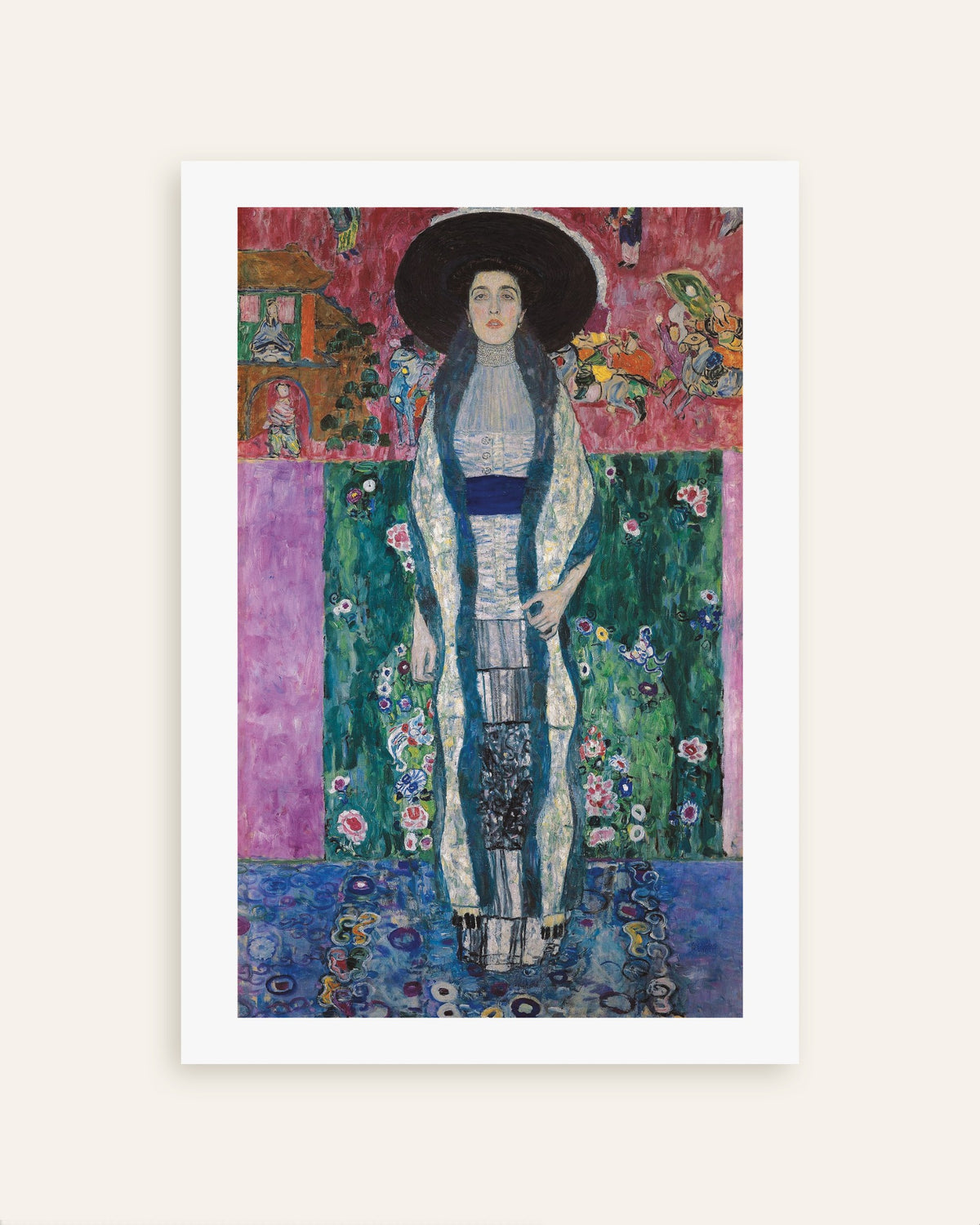 Póster Retrato de Adele Bloch-Bauer II (1912), de Gustav Klimt, miniatura