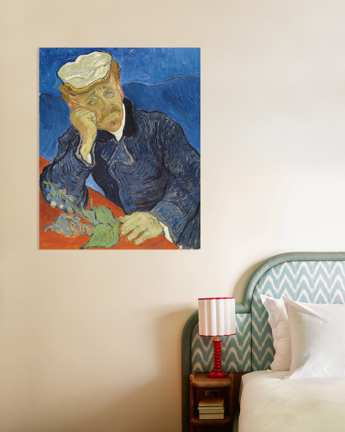 Póster de Retrato del doctor Paul Gachet (1890), de Vincent van Gogh