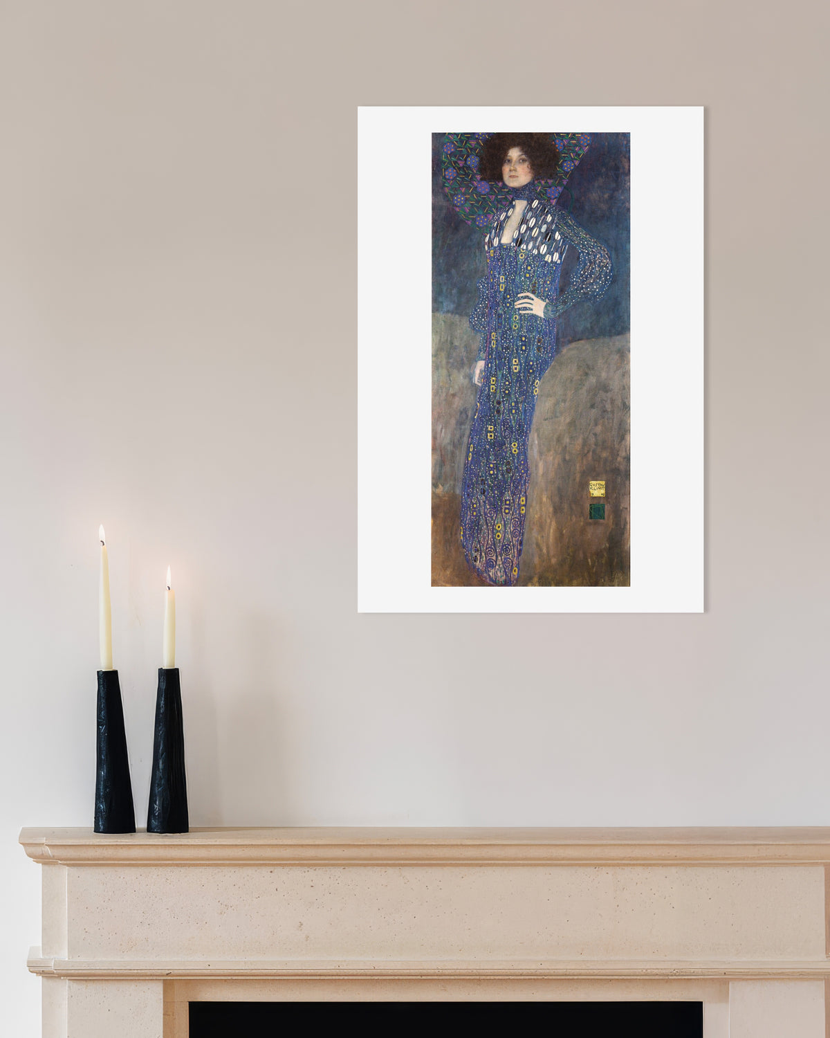 Póster Retrato de Emilie Flöge (1902), de Gustav Klimt