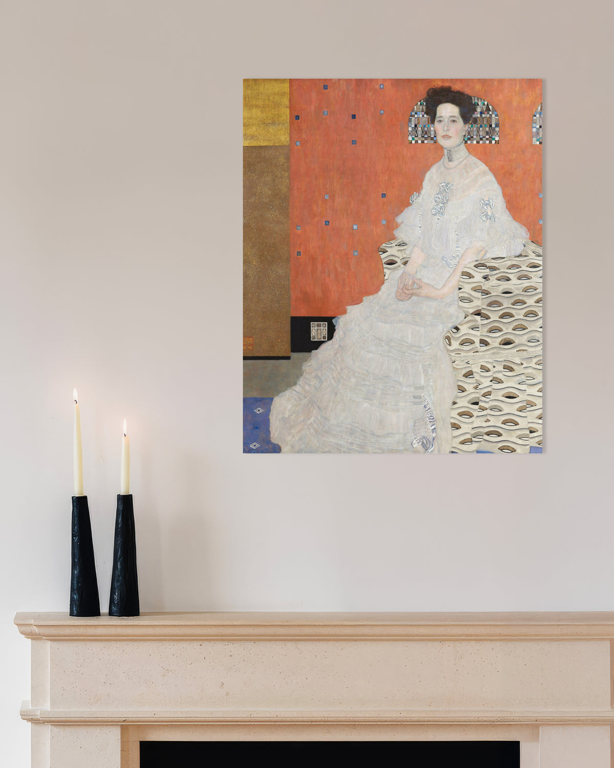 Póster Retrato de Fritza Riedler (1906), de Gustav Klimt