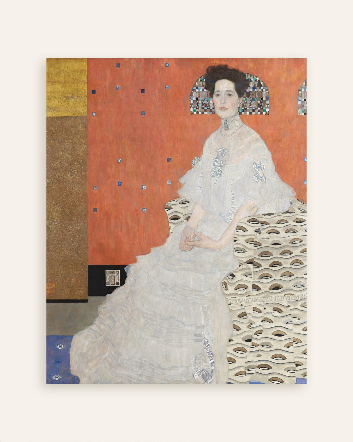 Póster Retrato de Fritza Riedler (1906), de Gustav Klimt, miniatura