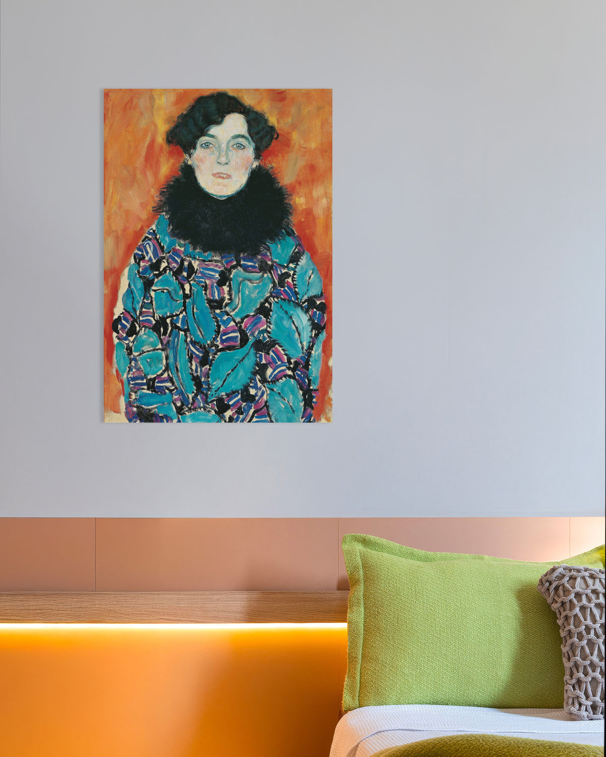 Póster Retrato de Johanna Staude (1917), de Gustav Klimt