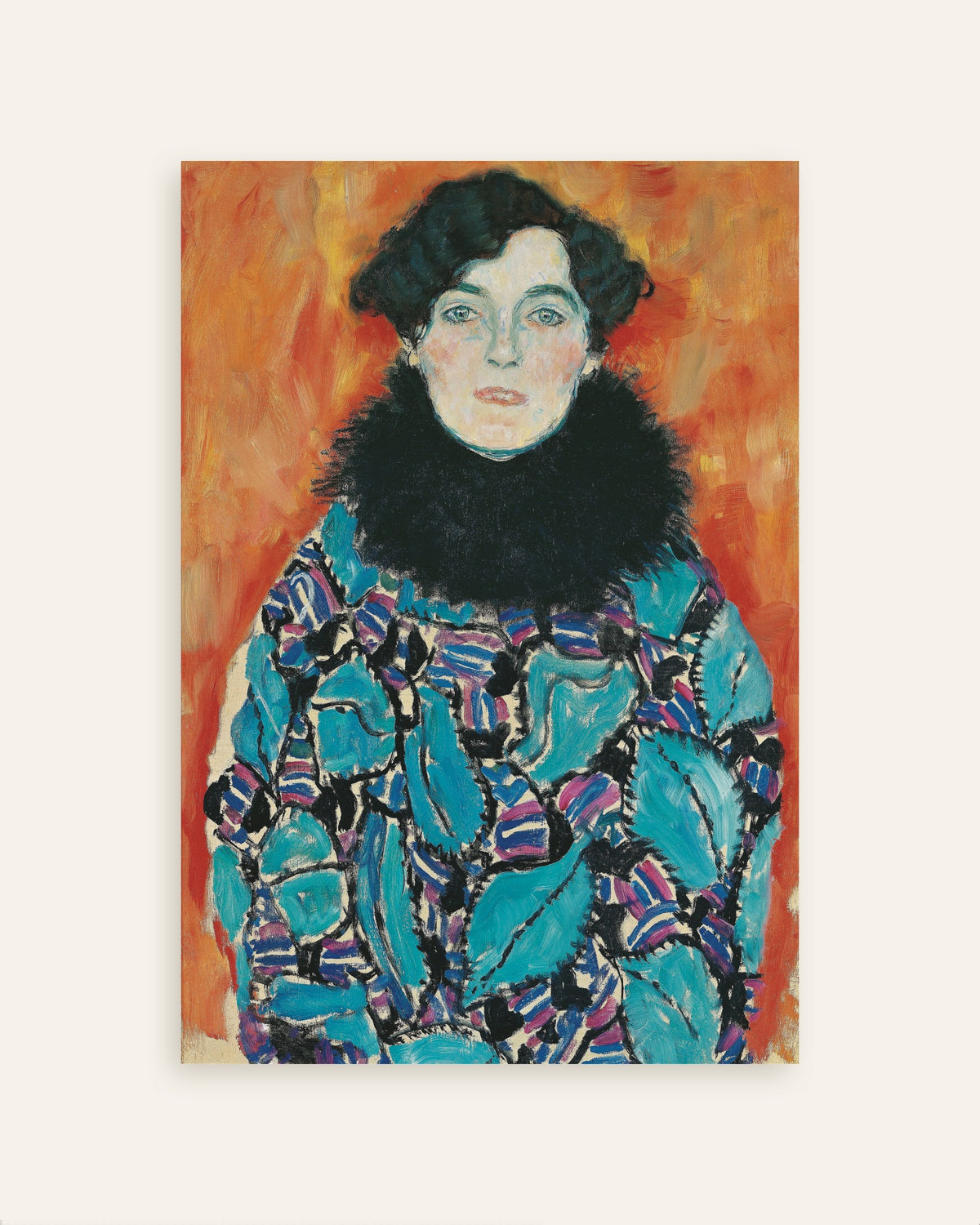 Póster Retrato de Johanna Staude (1917), de Gustav Klimt, miniatura