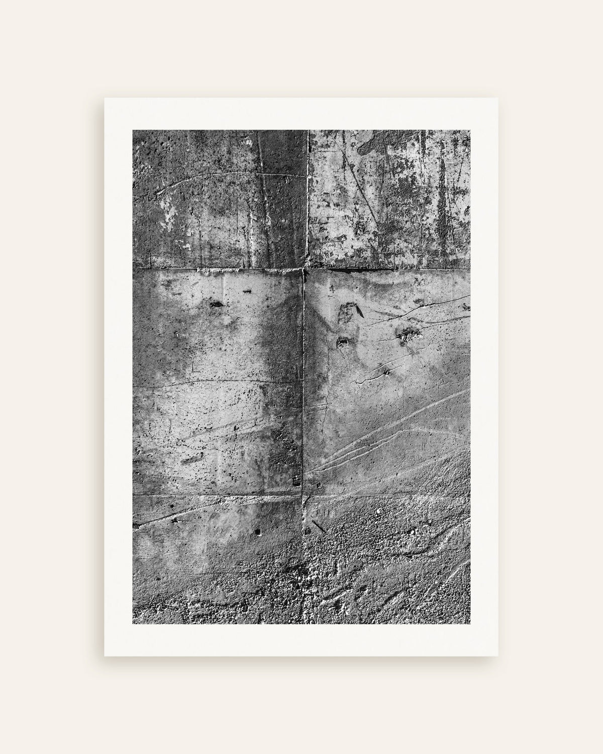 Póster «Textura de pared de hormigón en bruto», miniatura