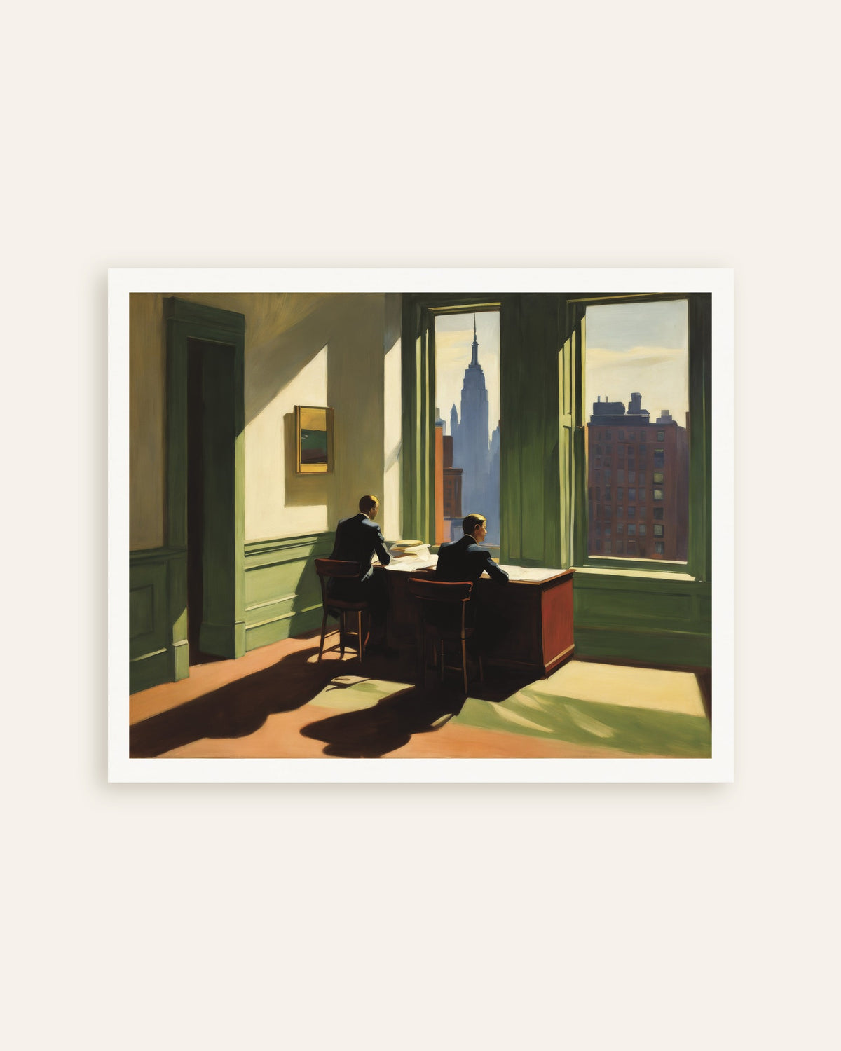 Póster de pintura estadounidense realista del siglo XX, póster, miniatura