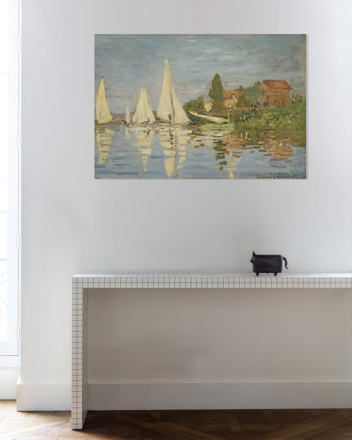 Póster Regatas en Argenteuil (hacia 1872), de Claude Monet