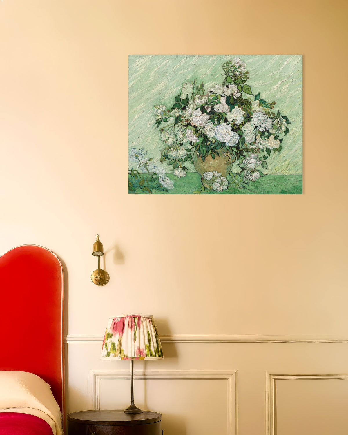 Póster de Rosas (1890), de Vincent van Gogh