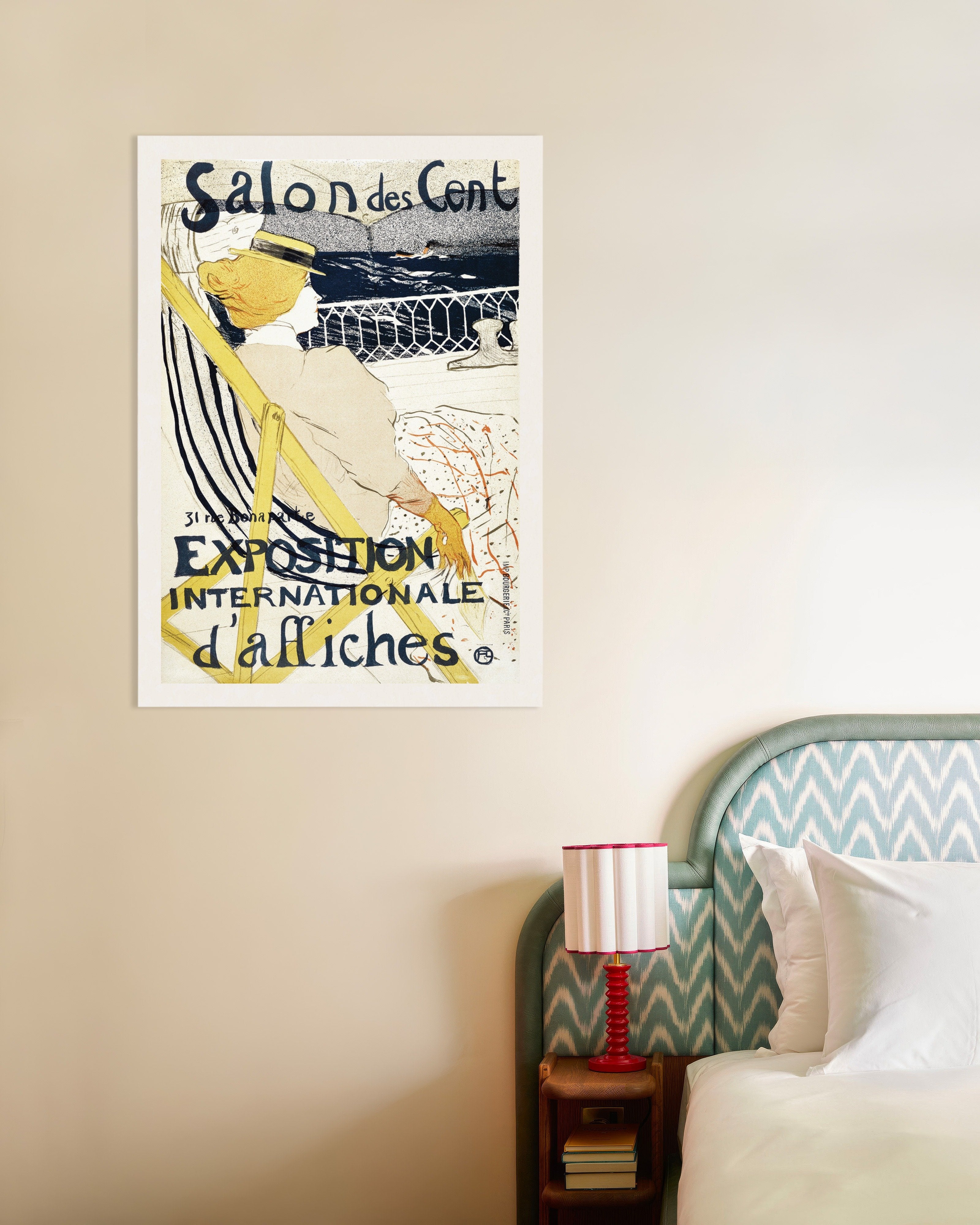 Poster of Salon des Cent, poster (1896) by Henri de Toulouse-Lautrec