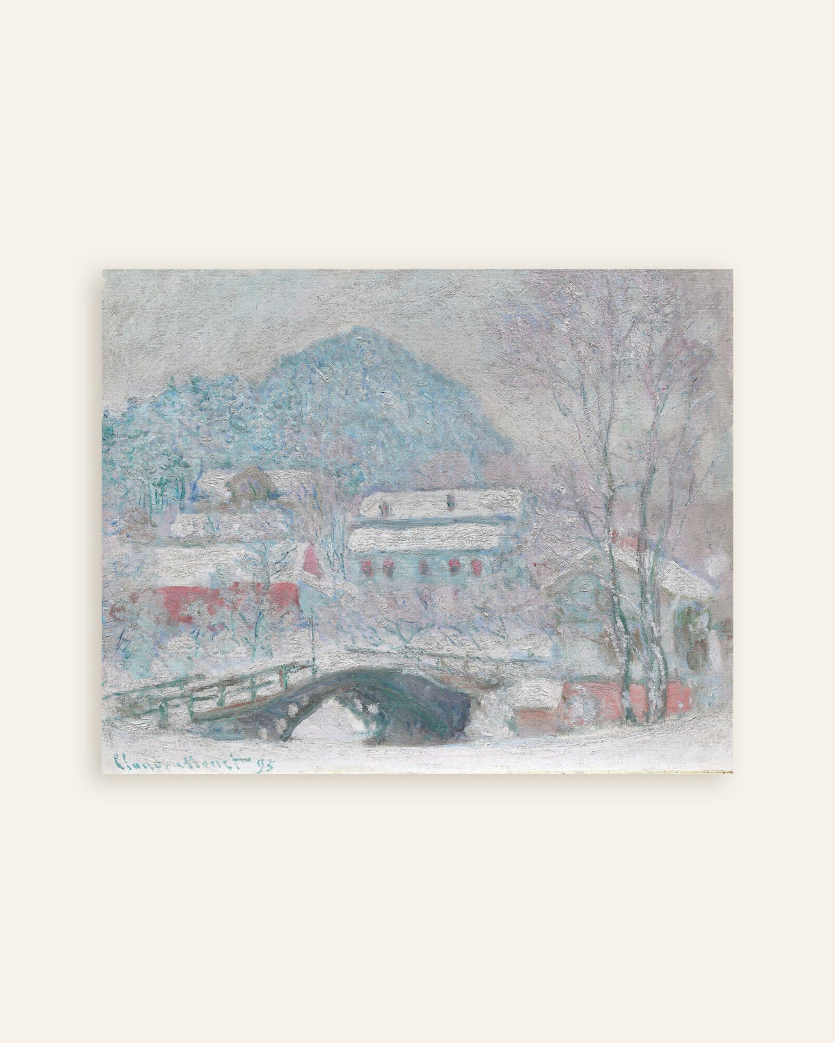 Póster Sandvika, Noruega (1895), de Claude Monet, miniatura