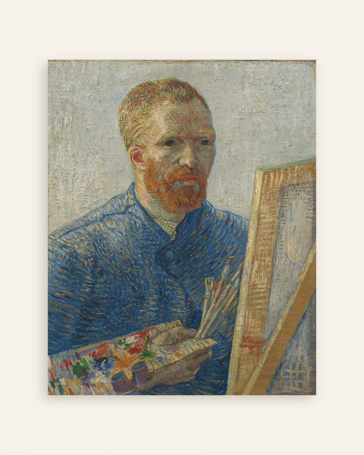 Póster de Autorretrato como pintor (1888), de Vincent van Gogh, miniatura