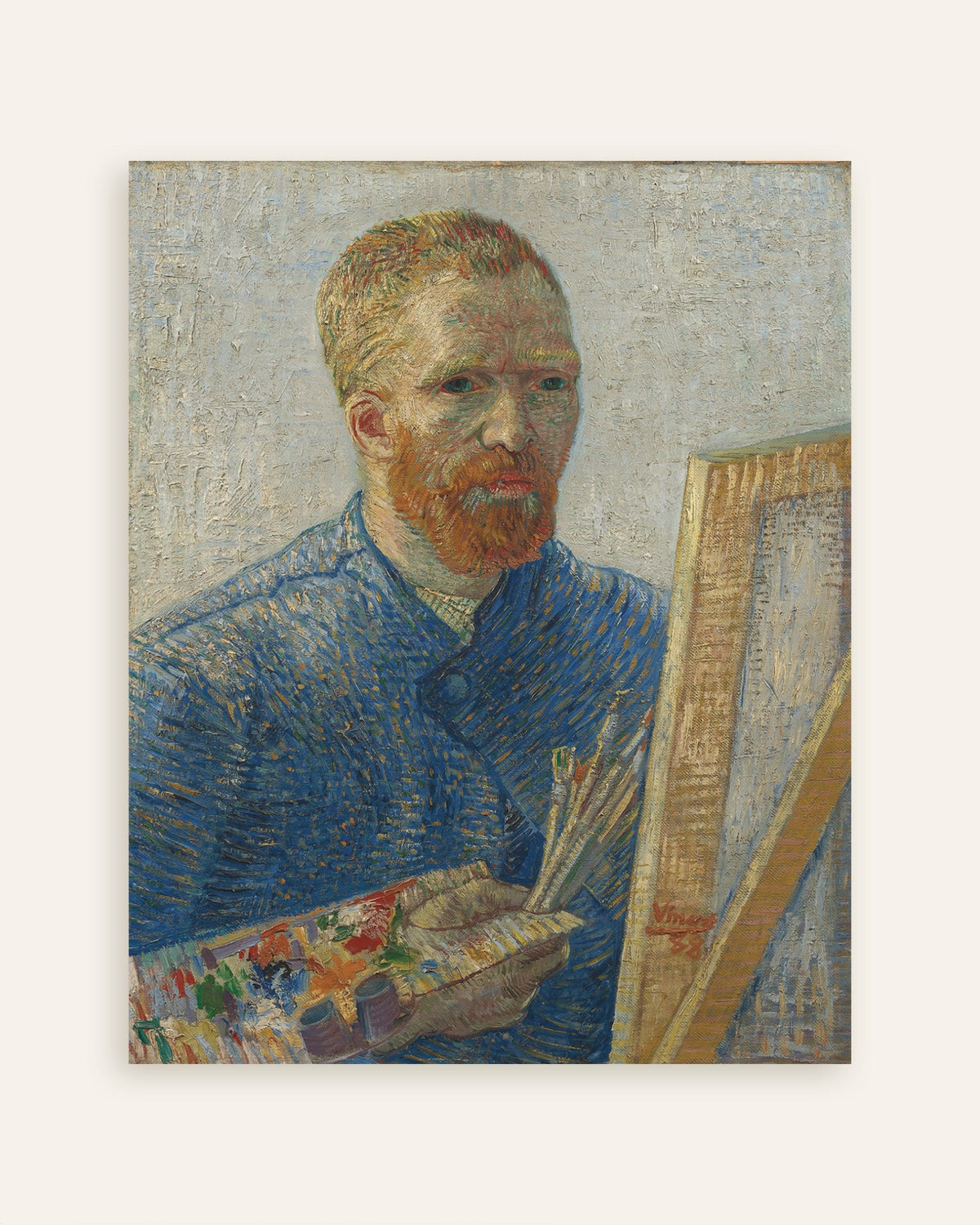 Póster de Autorretrato como pintor (1888), de Vincent van Gogh, miniatura
