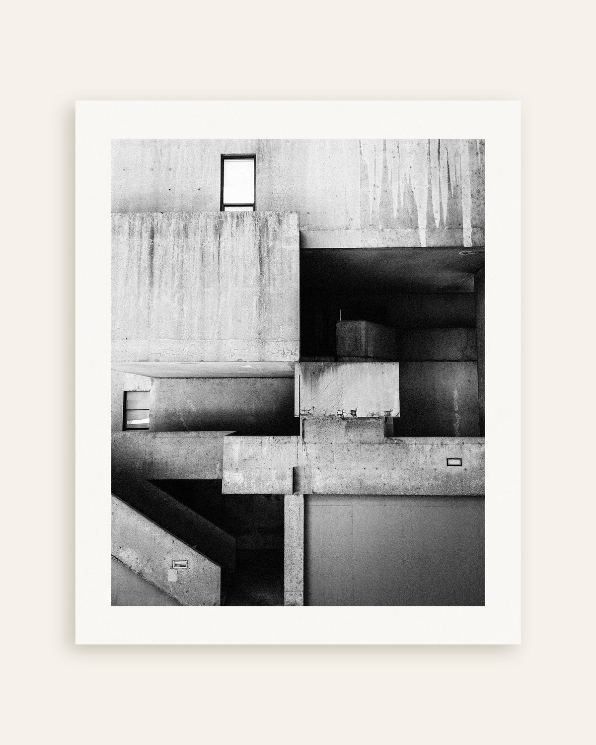 Póster «Composición de hormigón manchado», miniatura