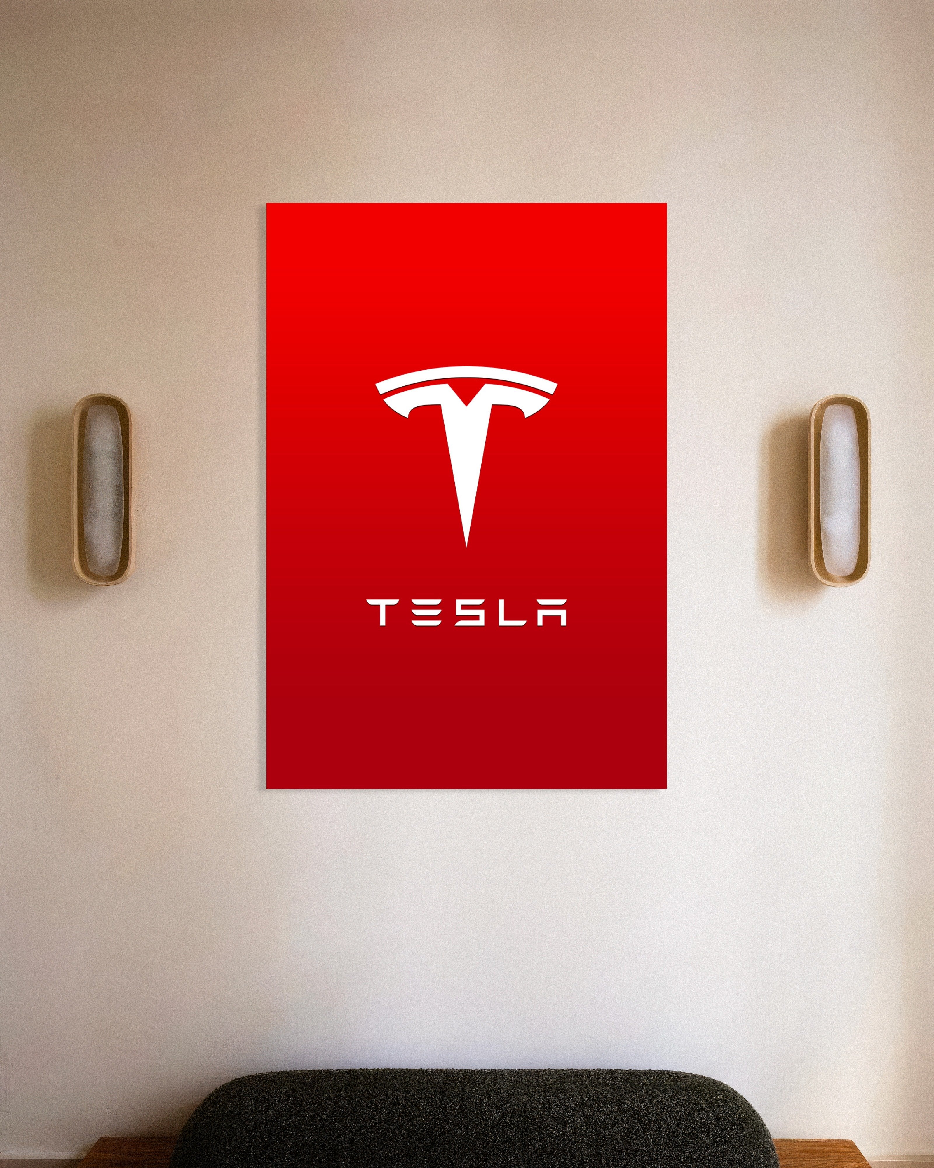 Poster of Tesla logo