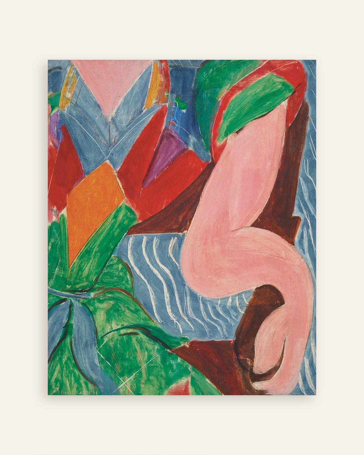 Póster de El brazo (1938), de Henri Matisse, en miniatura