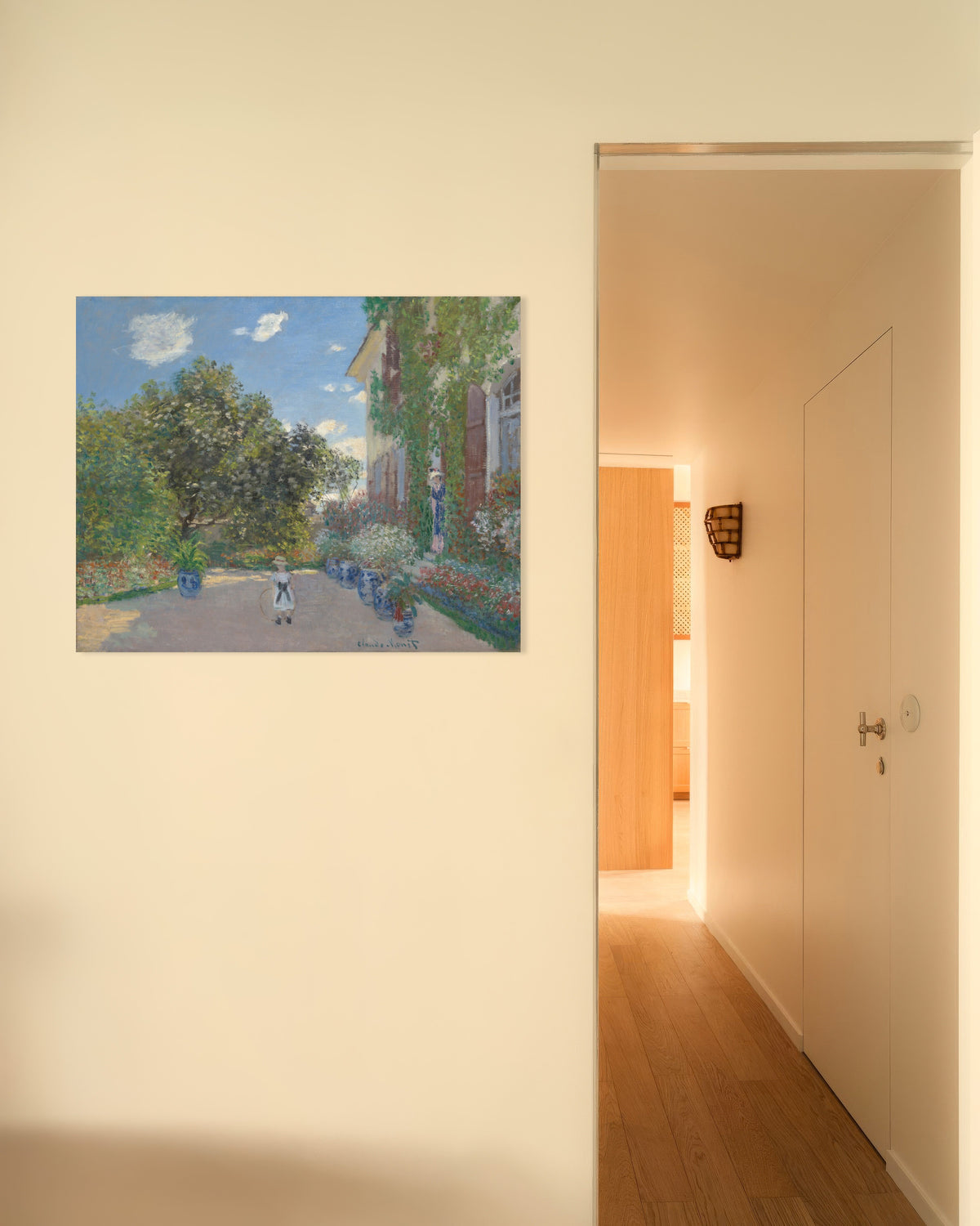 Póster La casa del artista en Argenteuil (1873), de Claude Monet