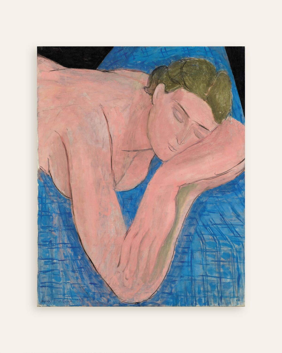 Póster de El sueño (1935), de Henri Matisse, póster, miniatura