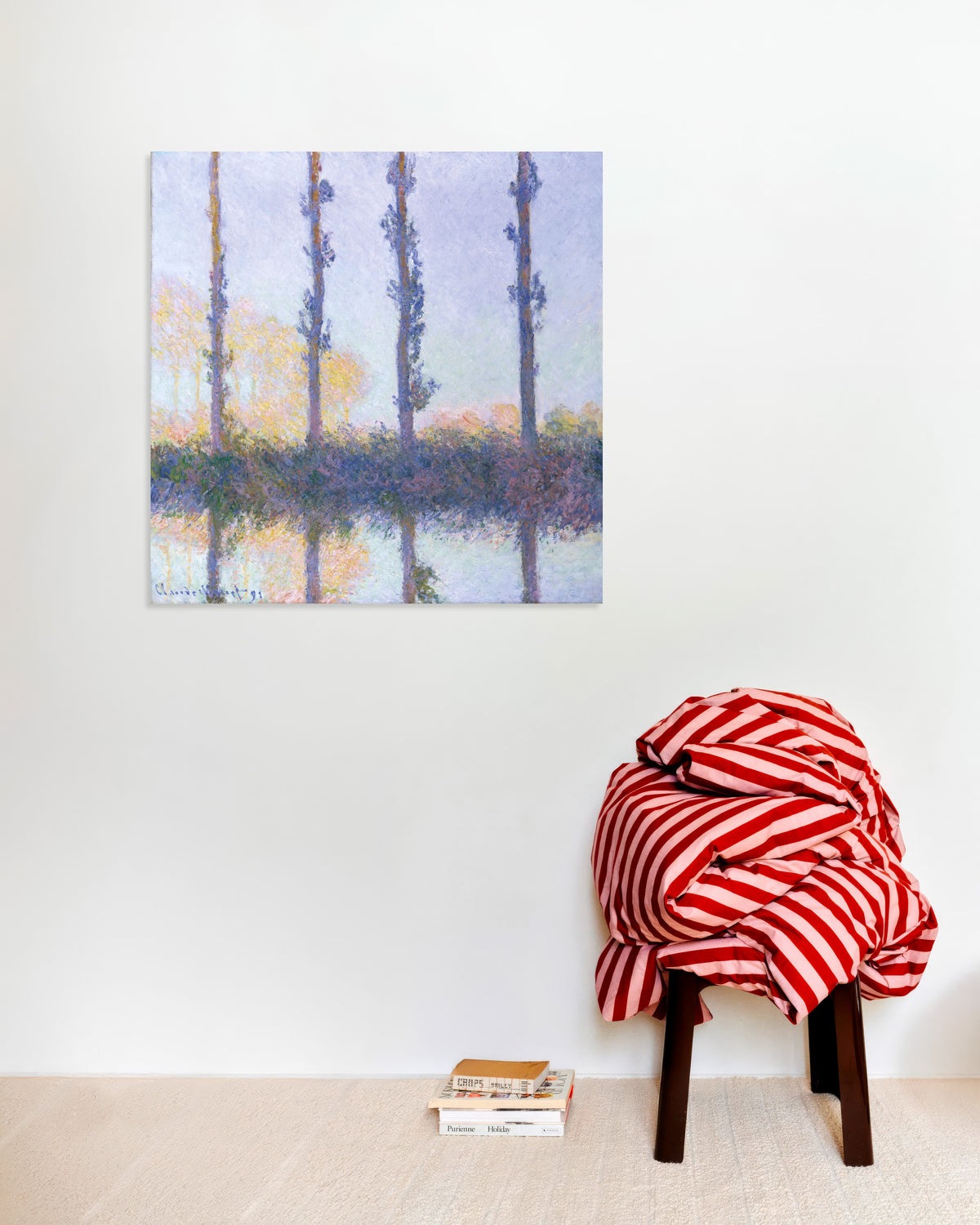 Póster Los cuatro árboles (1891), de Claude Monet