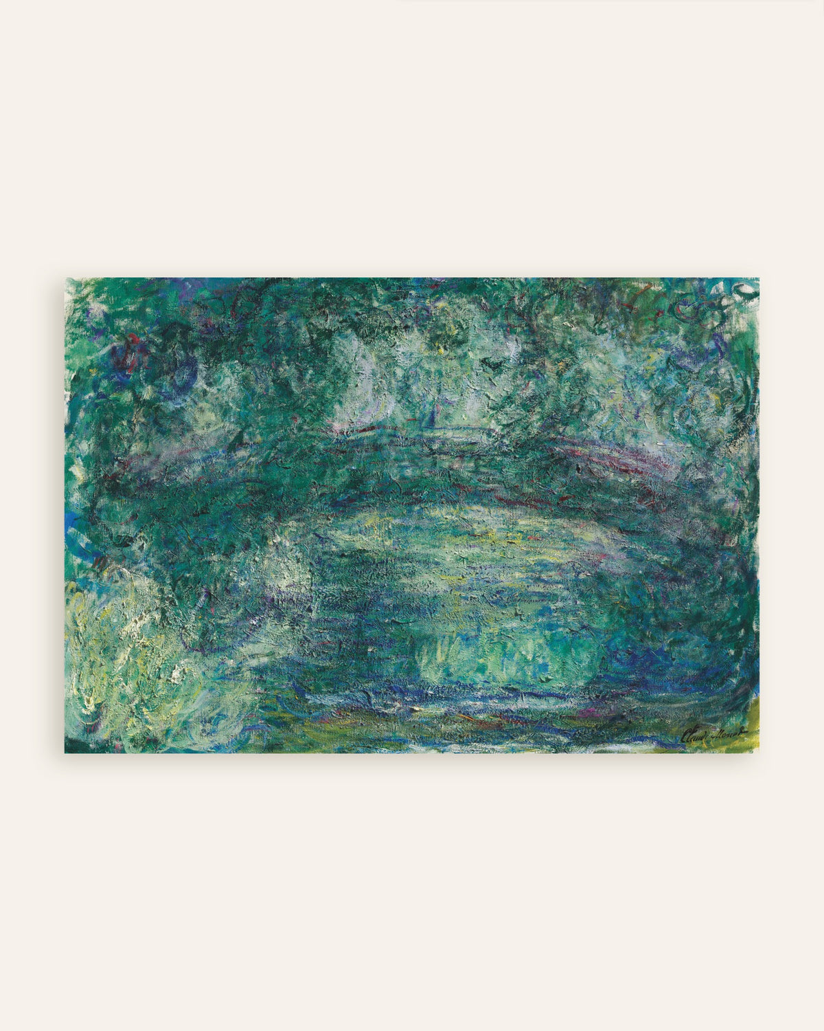 Póster El puente japonés (1918–1924), de Claude Monet, miniatura