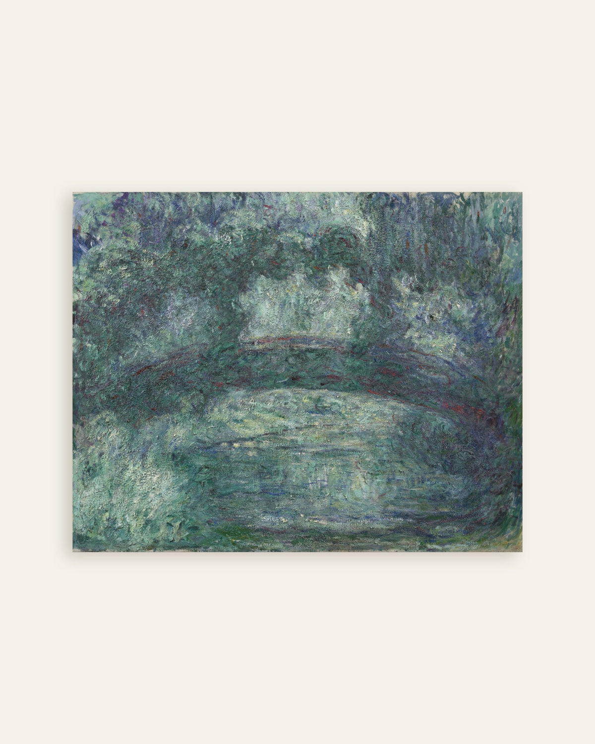 Póster El puente japonés (1919–1924), de Claude Monet, miniatura