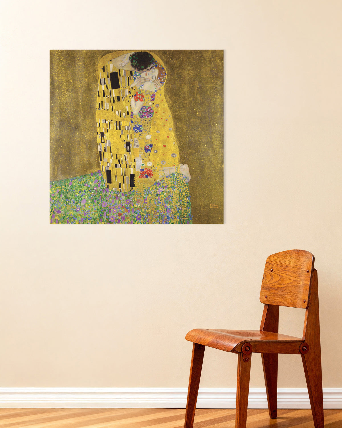 Póster El beso (1907–1908), de Gustav Klimt