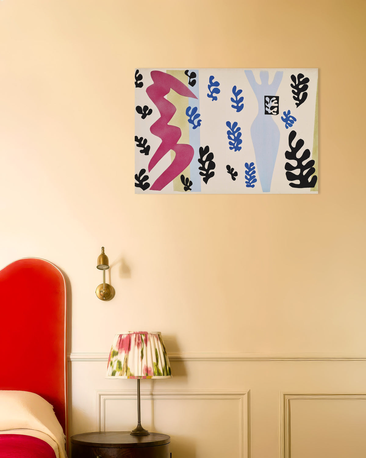 Póster de El lanzador de cuchillos (Jazz, 1947), de Henri Matisse