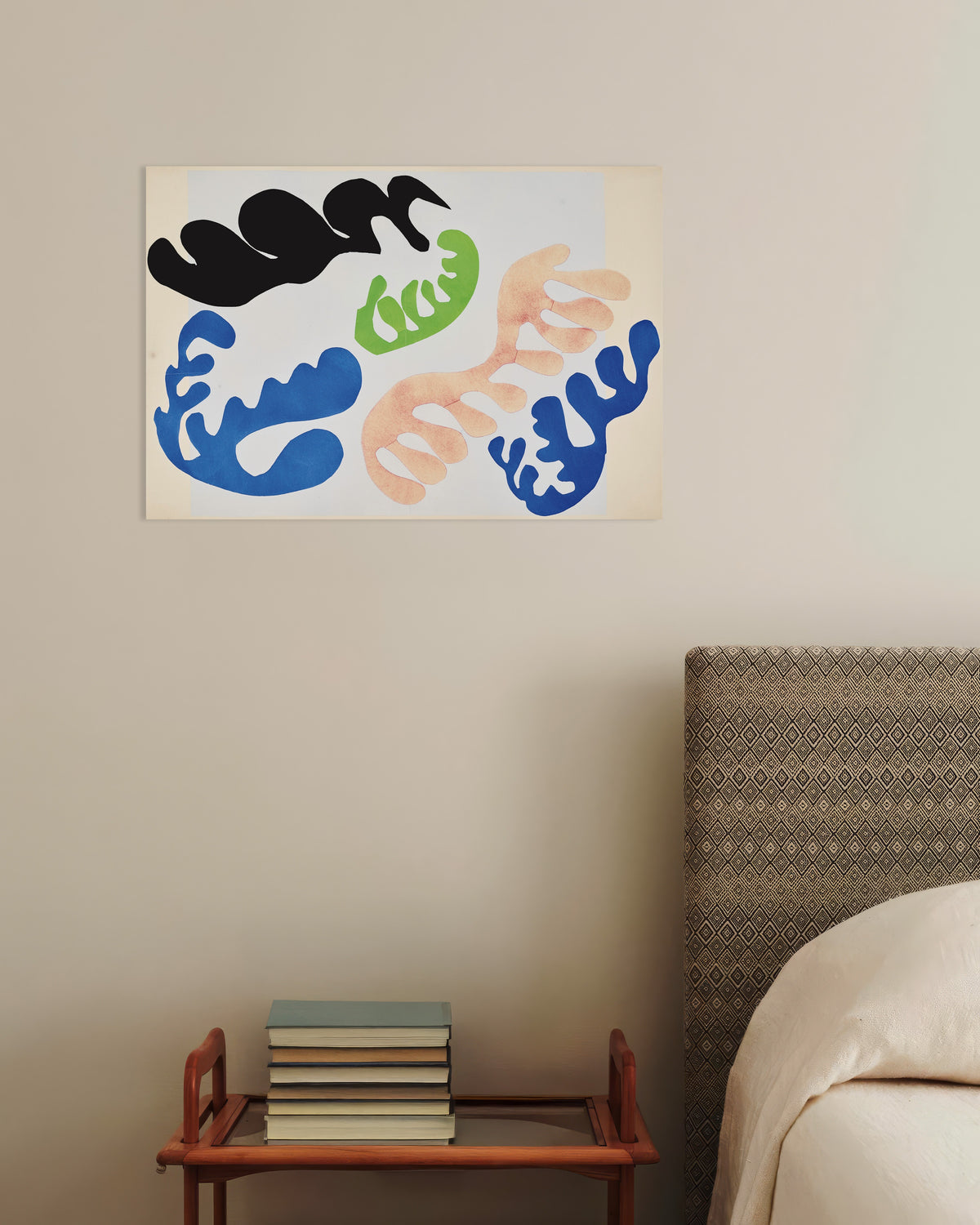 Póster de La laguna en azul y coral (Jazz, 1947), de Henri Matisse