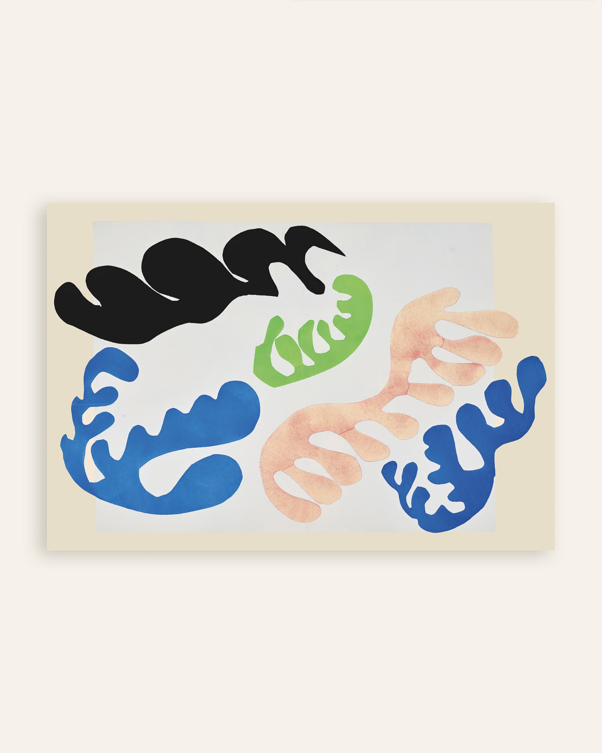 Póster de La laguna en azul y coral (Jazz, 1947), de Henri Matisse, miniatura